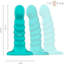 INTENSE - BUFFY WIBRATOR ROZMIAR S SPIRALNY PROJEKT 10 WIBRACJI NIEBIESKI PILOT