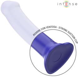 INTENSE - VICTORIA WIBRATOR Z PRZYSSAWKĄ 10 WIBRACJI CIEMNONIEBIESKI PILOT