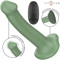 INTENSE - BECCA WIBRATOR Z PRZYSSAWKĄ 10 WIBRACJI ZIELONY PILOT