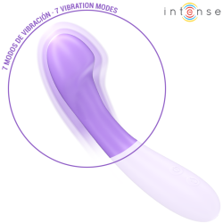 INTENSE - BECKY WIBRATOR 19 CM PODGRZEWANY 7 WIBRACJI FIOLETOWY