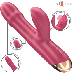 INTENSE - CHLOE WIELOFUNKCYJNY WIBRATOR 3 W 1 CZERWONY