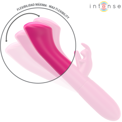 INTENSE - JULIETA RABBIT WIBRATOR 18,6 CM 10 WIBRACJI RÓŻOWY