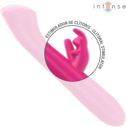 INTENSE - JULIETA RABBIT WIBRATOR 18,6 CM 10 WIBRACJI RÓŻOWY