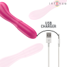 INTENSE - LISETTE WIBRATOR 19 CM ELASTYCZNY 10 WIBRACJI RÓŻOWY