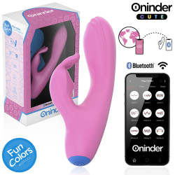 ONINDER CUTE - LOVE BUNNY WIBRATOR G-SPOT ŁECHTACZKA - BEZPŁATNA APLIKACJA NA CAŁY ŚWIAT