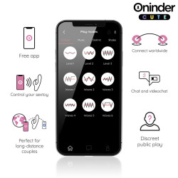 ONINDER CUTE - LOVE BUNNY WIBRATOR G-SPOT ŁECHTACZKA - BEZPŁATNA APLIKACJA NA CAŁY ŚWIAT