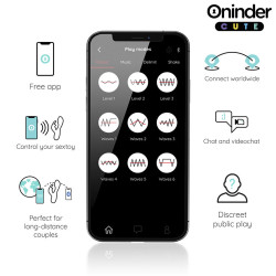 ONINDER CUTE - LOVE BUNNY WIBRATOR DO ŁECHTACZKI PUNKTU G - BEZPŁATNA APLIKACJA NA CAŁY ŚWIAT