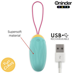 ONINDER CUTE - LOVE PLEASURE VIBRO-ROTATING SILICONE GEM EGG - FREE WORLDWIDE APP