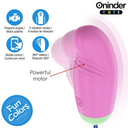 ONINDER CUTE - LOVE PLEASURE WIBRACYJNE JAJKO OBROTOWE 360 SILIKON - BEZPŁATNA APLIKACJA NA CAŁY ŚWIAT