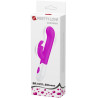 PRETTY LOVE - CENTAUR VIBRADOR RABBIT 30 MODOS DE VIBRACIÓN MORADO
