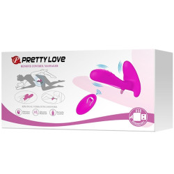 PRETTY LOVE - MASAŻER I WIBRATOR 12 WIBRACJI PILOT FIOLETOWY