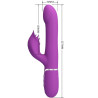 PRETTY LOVE - 4 W 1 WIELOFUNKCYJNY WIBRATOR I STYMULATOR FIOLETOWY