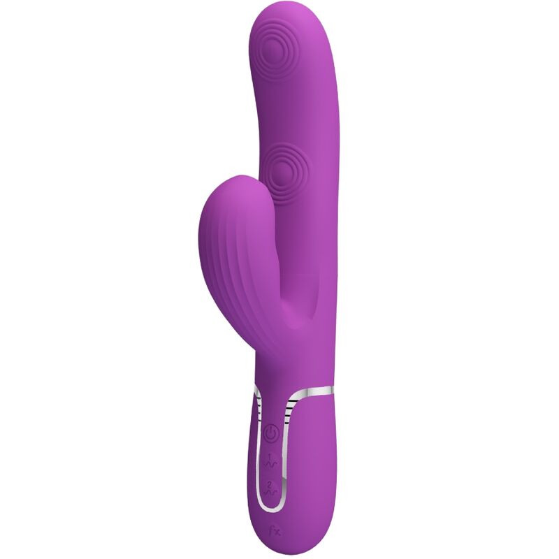 PRETTY LOVE - PERLITA 3 IN 1 VIBRATORE MULTIFUNZIONE CONIGLIO VIOLA PRETTY LOVE - PERLITA 3 IN 1 VIBRATORE MULTIFUNZIONE CONIGLIO VIOLA