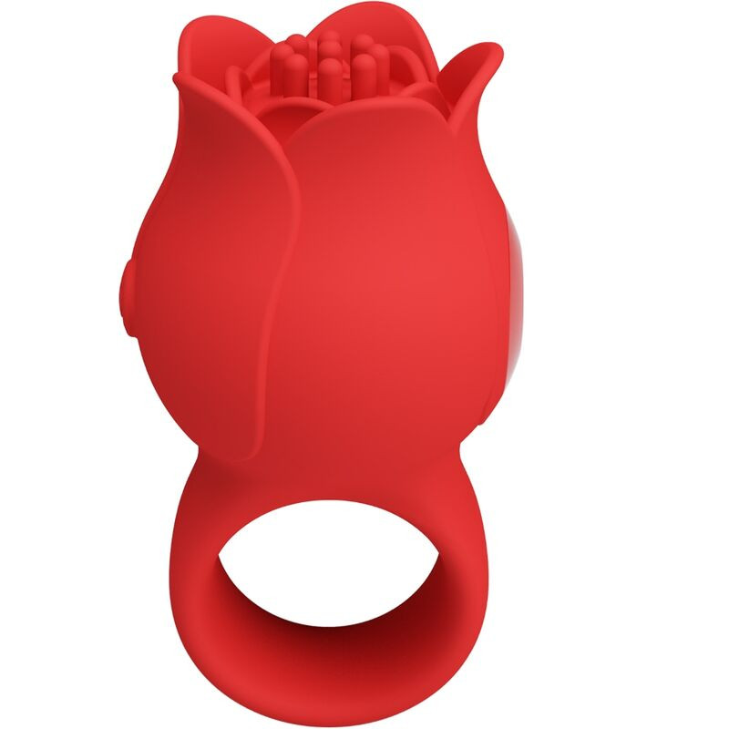 PRETTY LOVE - JAE VIBRADOR DE DEDO FORMA DE ROSA 10 VIBRACIONES ROJO PRETTY LOVE - JAE VIBRADOR DE DEDO FORMA DE ROSA 10 VIBRACIONES ROJO