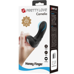 PRETTY LOVE - CAMELIA FINGER WIBRATOR 7 WIBRACJI CZARNY