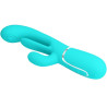 PRETTY LOVE - SHANIA TRIPLE RABBIT WIELOFUNKCYJNY WIBRATOR 3 W 1 NIEBIESKI