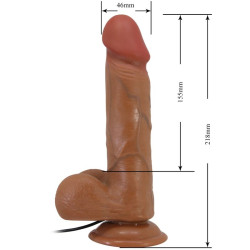 BAILE - BAHAMUT REALISTYCZNY WIBRATOR 21,8 CM FLESH PILOT