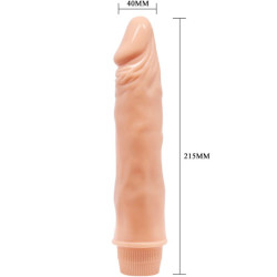 BAILE - REALISTYCZNY WIBRATOR KARŁA 21 CM FLESH