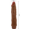 BAILE - REALISTYCZNY WIBRATOR KRASNALNY 21 CM MULAT