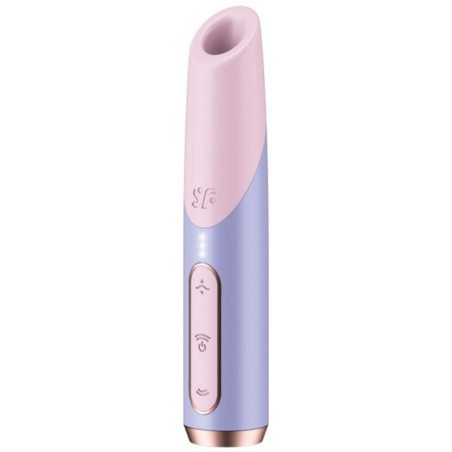 SATISFYER - BOLD KISS WAVE STYMULATOR ŁECHTACZKI RÓŻOWY / FIOLETOWY