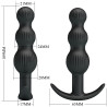 PRETTY LOVE - SIDNEY ANALVIBRATOR 10 VIBRATIONEN SCHWARZ