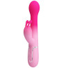 PRETTY LOVE - DEJON 3 EM 1 MULTIFUNCIONAL RABBIT VIBRADOR ROSA
