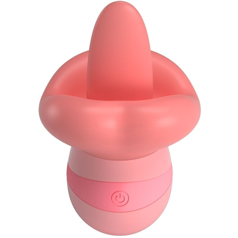 PRETTY LOVE - KYLEE TONGUE STYMULATOR ŁECHTACZKI 10 WIBRACJI CIELISTY RÓŻ