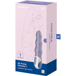 SATISFYER - AIR PUMP VIBRATOR 1 INFLATABLE G-SPOT VIBRATOR PURPLE