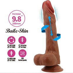 BAILE - CALISTO REALISTYCZNY DILDO 24 CM MIĘSNY