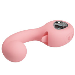 PRETTY LOVE - ERYNNYES G-SPOT VIBRATOR + STYMULATOR ŁECHTACZKI 10 WIBRACJI RÓŻOWY