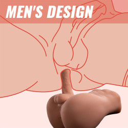 XISE - BERTLETT DILDO ASS GODE RÉALISTE ET MASTURBATEUR ANUS POSITION FRONTALE AVEC POUSSÉE 18 CM