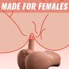 XISE - BERTLETT DILDO ASS GODE RÉALISTE ET MASTURBATEUR ANUS POSITION FRONTALE AVEC POUSSÉE 18 CM