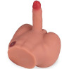 XISE - FREDERICO MASTURBADOR REALISTYCZNY DILDO POZYCJA PRZEDNIA Z WCISKANIEM 15 CM