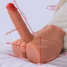 XISE - PEEL DILDO ASS REALISTIC DILDO MASTURBATOR FRONT POSITION WITH THRUSTING 17.5 CM