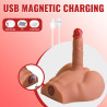 XISE - PEEL DILDO ASS REALISTIC DILDO MASTURBATOR FRONT POSITION WITH THRUSTING 17.5 CM