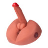 XISE - MIODOWY REALISTYCZNY MASTURBATOR DILDO Z WIBRACJĄ 25 CM