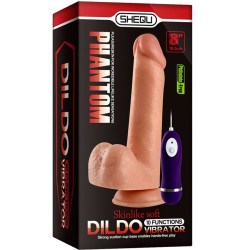 SHEQU - ADAM WIBRATOR DILDO Z PILOTEM 21 CM