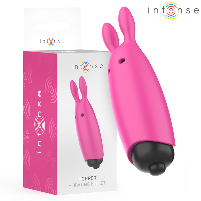 INTENSE - HOPPER ROSA VIBRANTE BULLET 8,3 X 2,4 CM INTENSE - HOPPER ROSA VIBRANTE BULLET 8,3 X 2,4 CM