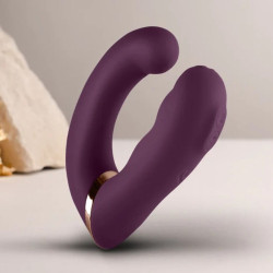 ROCKS-OFF - GEMINI DUAL VIBRATOR G-SPOT STYMULATOR ŁECHTACZKI FIOLETOWY