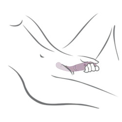 ROCKS-OFF - GEMINI DUAL VIBRATOR G-SPOT STYMULATOR ŁECHTACZKI FIOLETOWY