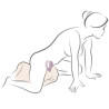 ROCKS-OFF - GEMINI DUAL VIBRATOR G-SPOT STYMULATOR ŁECHTACZKI FIOLETOWY