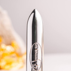 ROCKS-OFF - RO-80 CHROMOWANY WIBRACYJNY POCISK SREBRNY