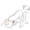 ROCKS- OFF - RUBY GLOW PURPLE SIT-ON VIBRATOR