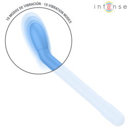 INTENSE - ESTIMULADOR PUNTO-G AZUL RECARGABLE