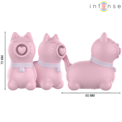 INTENSE - ESTIMULADOR PUPP LENGUA PULSACIÓN PARA CLÍTORIS ROSA