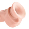 KING COCK - DILDO O POTROJNEJ GESTOSCI 18,4 CM