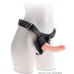KING COCK - DILDO O POTROJNEJ GESTOSCI 18,4 CM