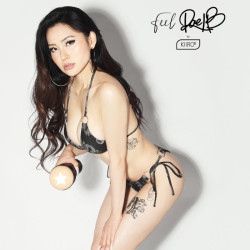 KIIROO - KOLEKCJA FEEL RAE LIL BLACK STARS STROKERS KOMPATYBILNA Z POWERBLOW