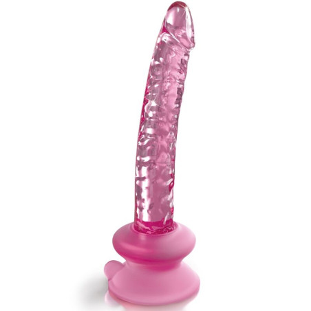 ICICLES - N. 86 SZKLANY DILDO Z PRZYSSSAWKA
