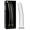 NEBULA SERIES BY IBIZA - MODEL 9 DILDO SZKLO BOROSILIKATOWE PRZEZROCZYSTE 15.5 CM -O- 2.5 CM